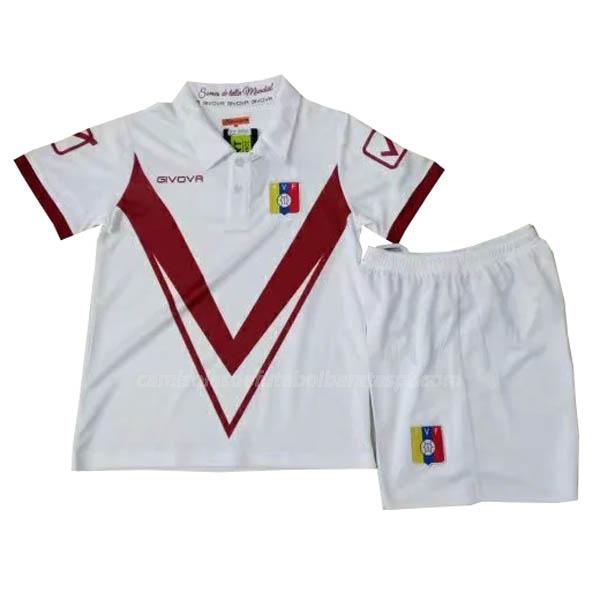 camisola venezuela crianças equipamento suplente 2019-2020