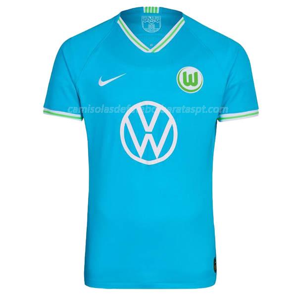 camisola wolfsburg equipamento suplente 2019-2020