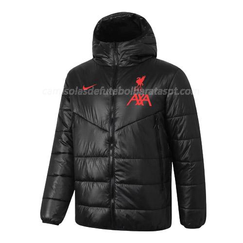 casaco acolchoada liverpool preto 2020-21
