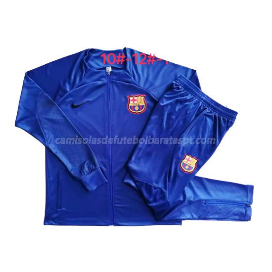 casaco barcelona crianças 23115a1 azul 2023