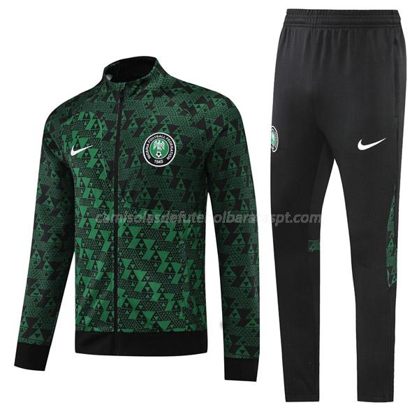 casaco nigéria preto verde 2022-23