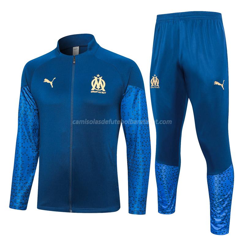 casaco olympique de marsella 231022a1 azul 2023-24