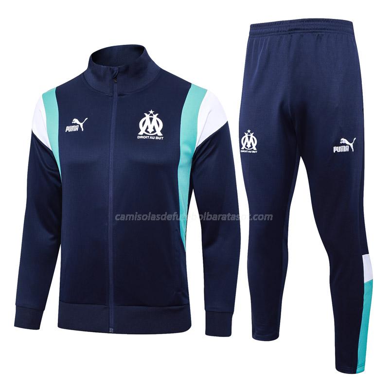 casaco olympique de marsella 231111a1 azul-marinho 2023-24