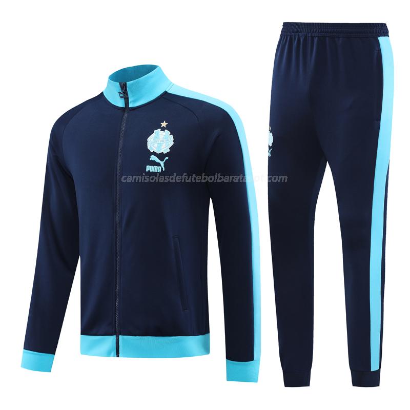 casaco olympique de marsella 23511a1 azul 2023-24