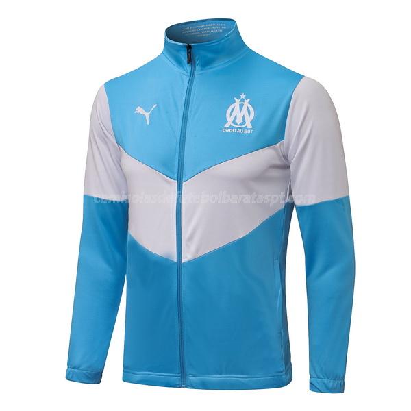 casaco olympique de marsella top azul 2021-22