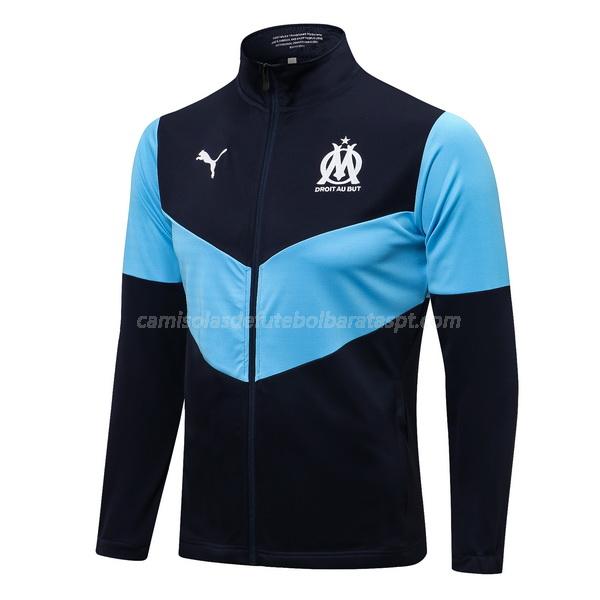 casaco olympique de marsella top azul marinho 2021-22