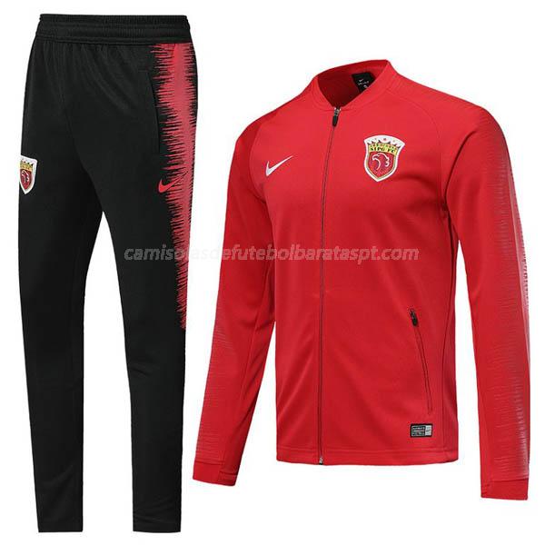 casaco shanghai sipg vermelho 2019-2020