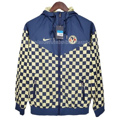 casaco windrunner club america azul-amarelo 2021