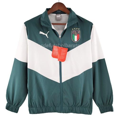 casaco windrunner itália 22830a branco verde 2022