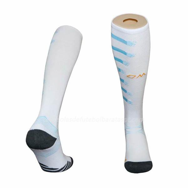 meias olympique de marsella equipamento principal 2020-21