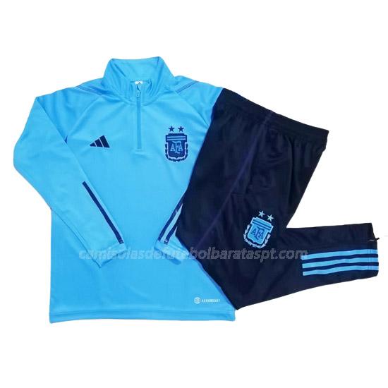 sweatshirt argentina crianças 23115a1 azul 2023