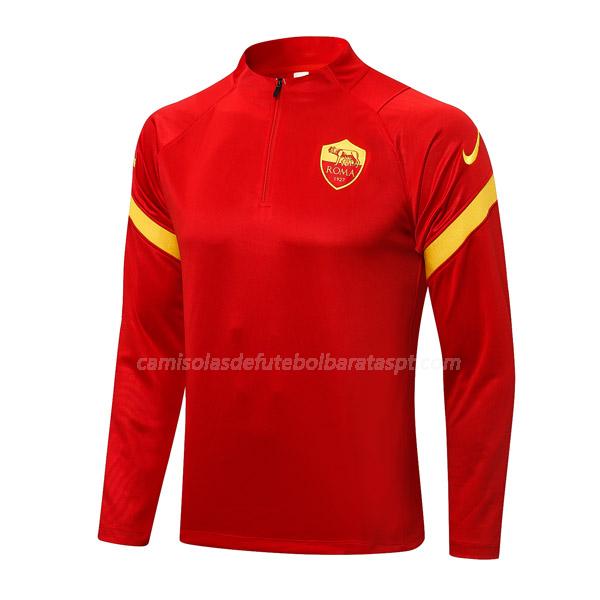 sweatshirt as roma top vermelho 2021-22