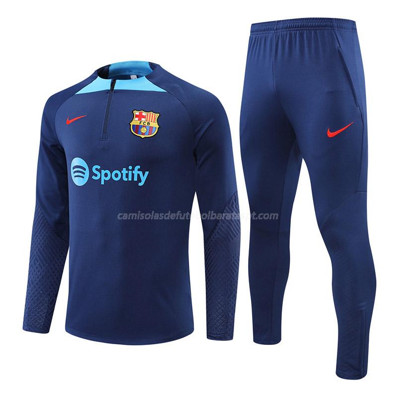sweatshirt barcelona 221025a1 azul 2022-23