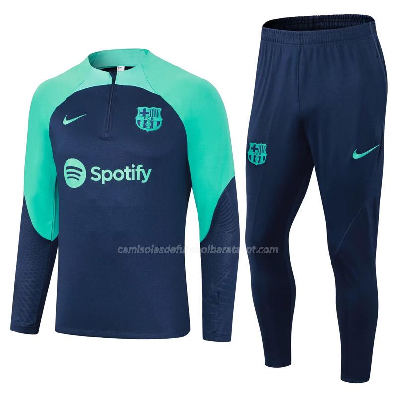 sweatshirt barcelona 231111a1 azul verde 2023-24
