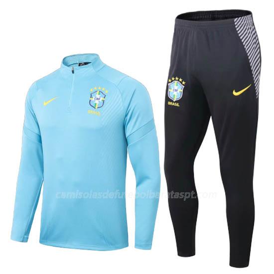 sweatshirt brasil azul 2020-21