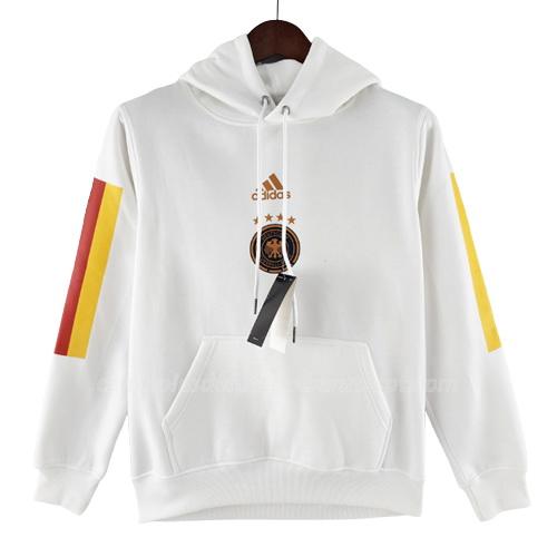 sweatshirt com carapuço alemanha branco 2022