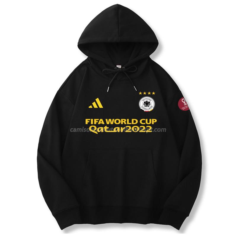 sweatshirt com carapuço alemanha copa do mundo 221125a1 preto 2022