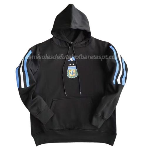 sweatshirt com carapuço argentina 221017a1 preto 2022-23