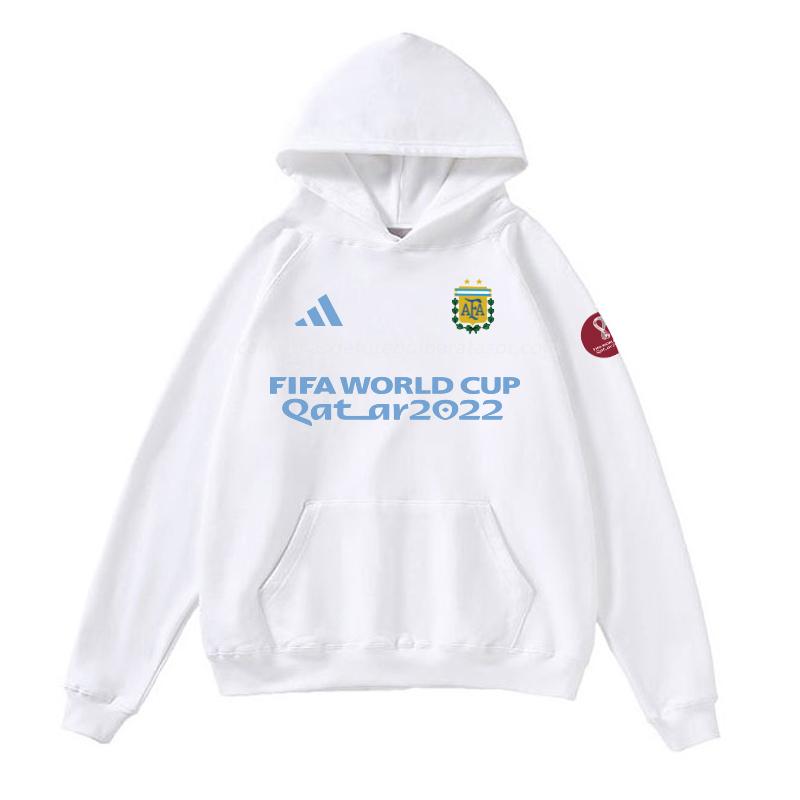 sweatshirt com carapuço argentina copa do mundo 221125a1 branco 2022