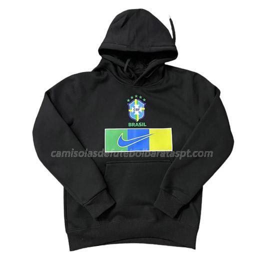 sweatshirt com carapuço brasil 221025a1 preto 2022-23