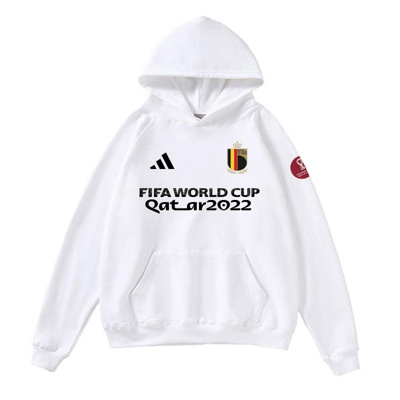 sweatshirt com carapuço bélgica copa do mundo 221125a1 branco 2022