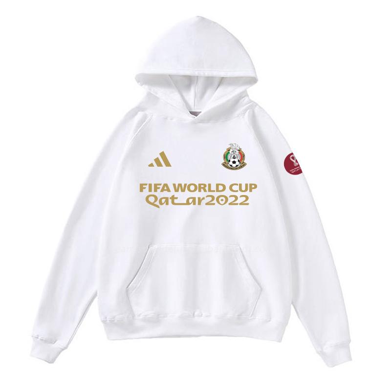 sweatshirt com carapuço méxico copa do mundo 221125a1 branco 2022