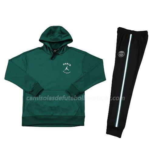 sweatshirt com carapuço paris saint germain 22117a1 verde 2022-23