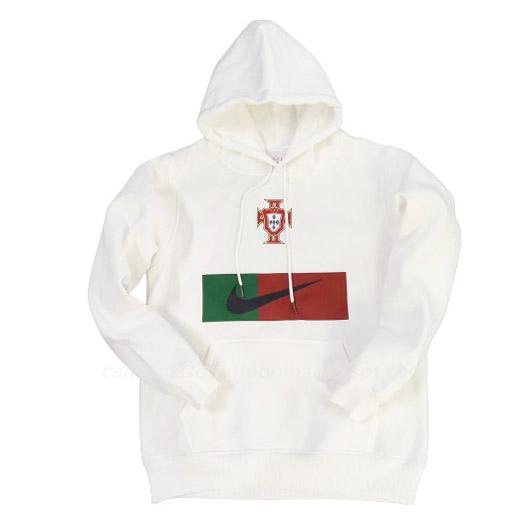 sweatshirt com carapuço portugal 221025a1 branco 2022-23