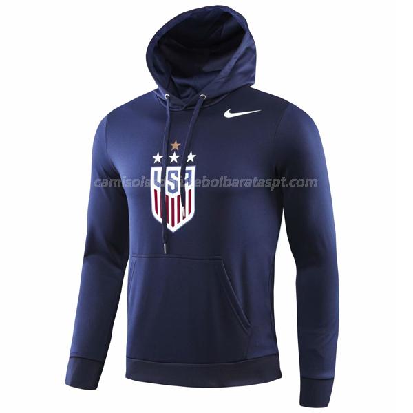 sweatshirt com carapuço usa azul escuro 2019-2020