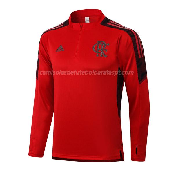 sweatshirt flamengo top vermelho 2021-22