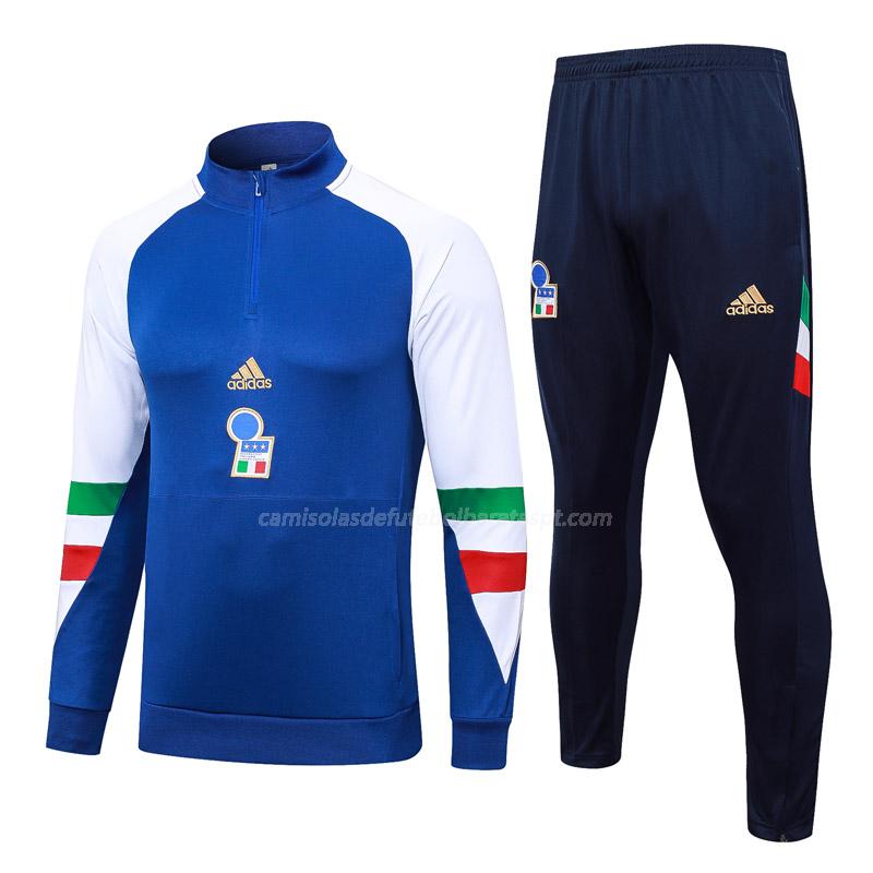 sweatshirt itália 23831a1 branco azulado 2023-24