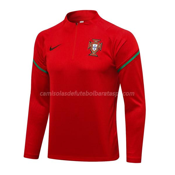 sweatshirt portugal top vermelho 2021-22